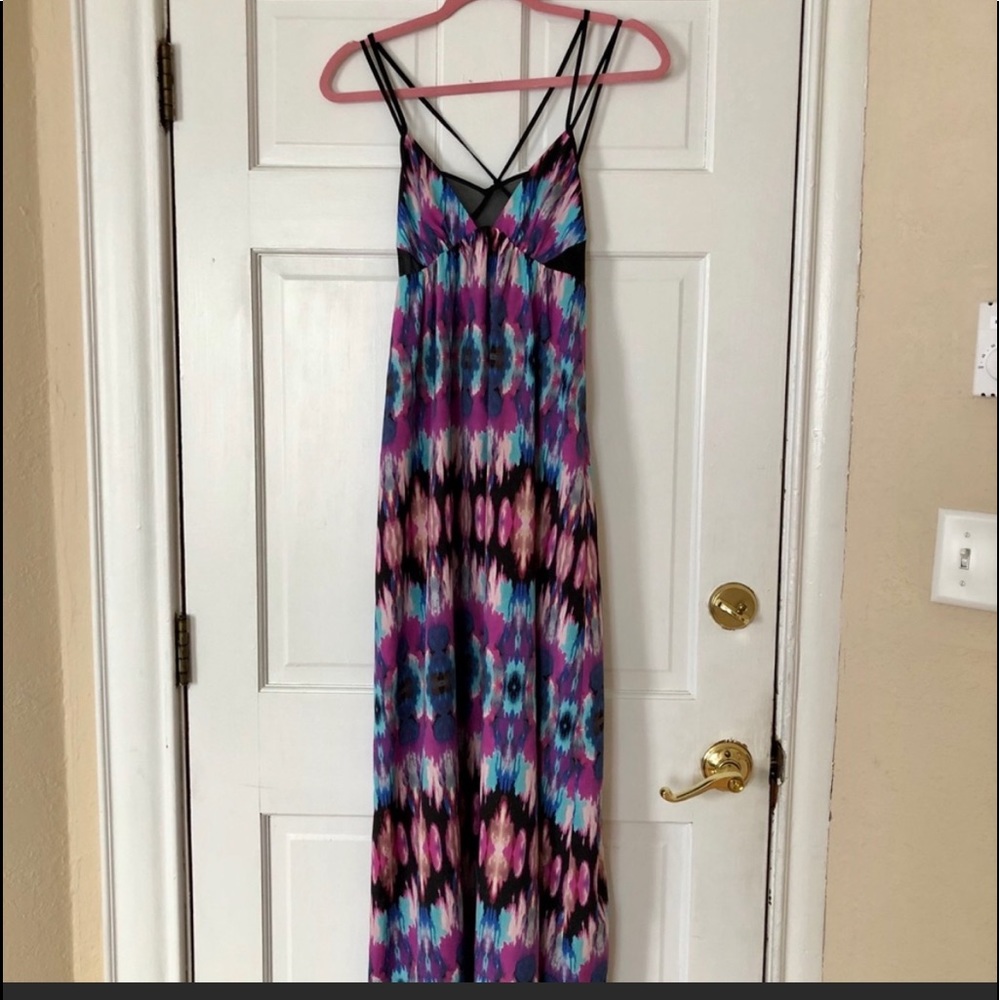 Bluejuice multi colored maxi dress size XS NEW